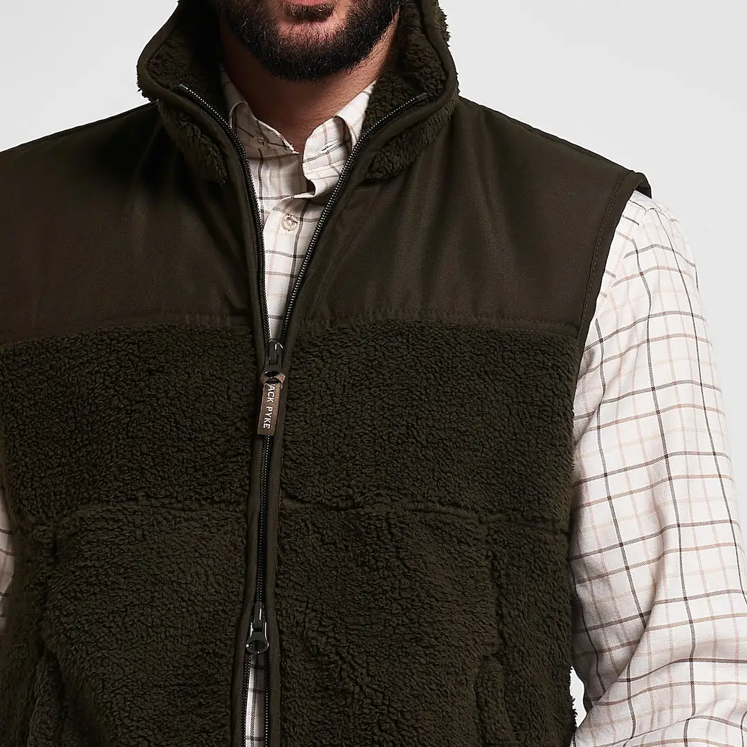 Jack Pyke Sherpa Fleece Gilet - Image 9