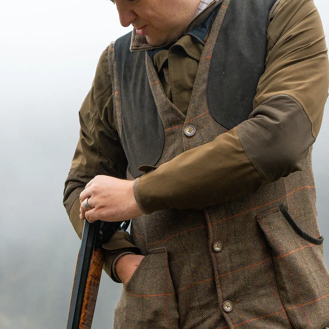 Jack Pyke Tweed Shooting Vest - Image 2