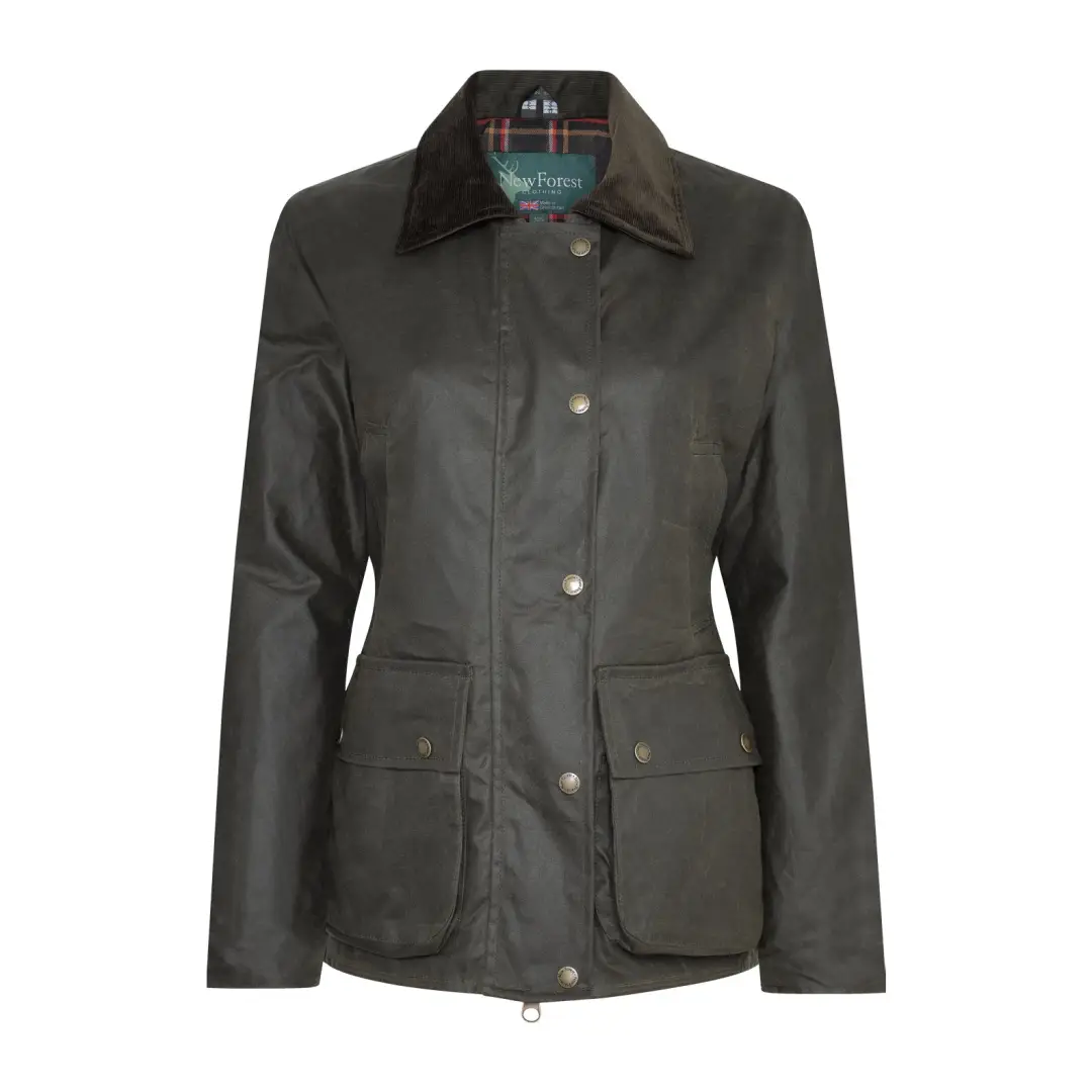 New Forest Ladies Classic Antique Wax Jacket - Image 3