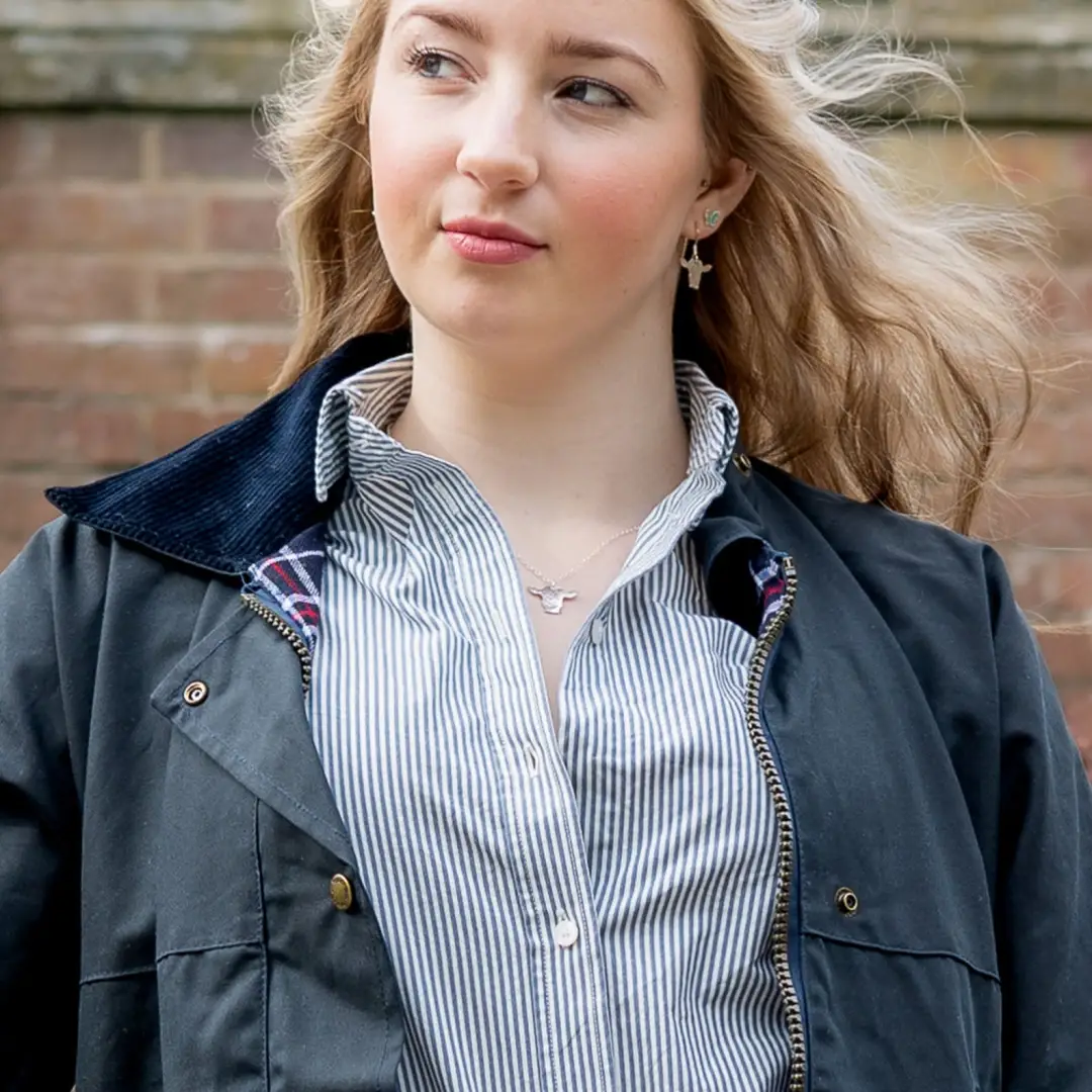 New Forest Ladies Padded Wax Jacket - Image 4