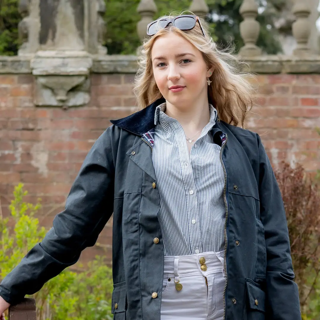 New Forest Ladies Padded Wax Jacket - Image 4