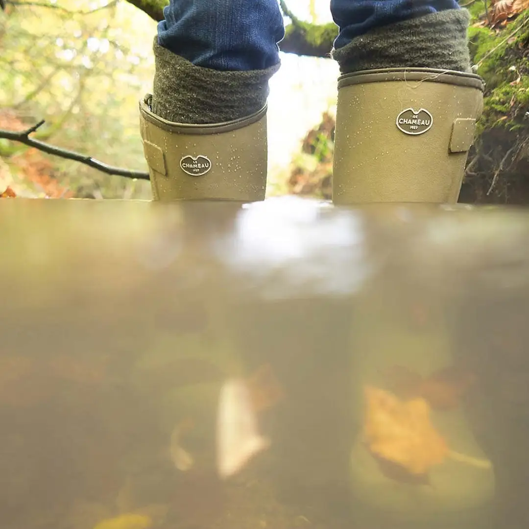 Le Chameau Men's Chasseur Neoprene Lined Wellington Boots - Image 3