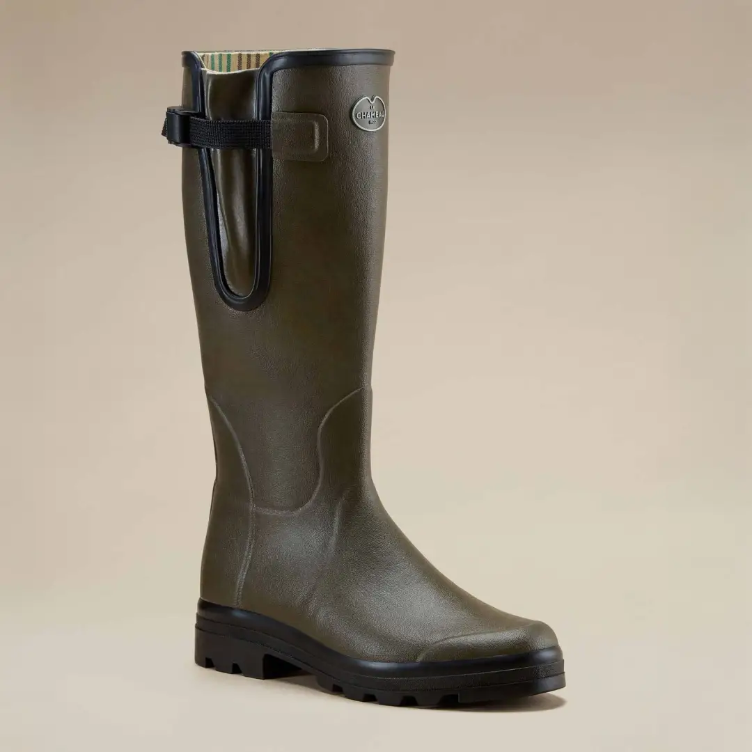 Le Chameau Men's Vierzon Jersey Lined Wellington Boots - Image 4