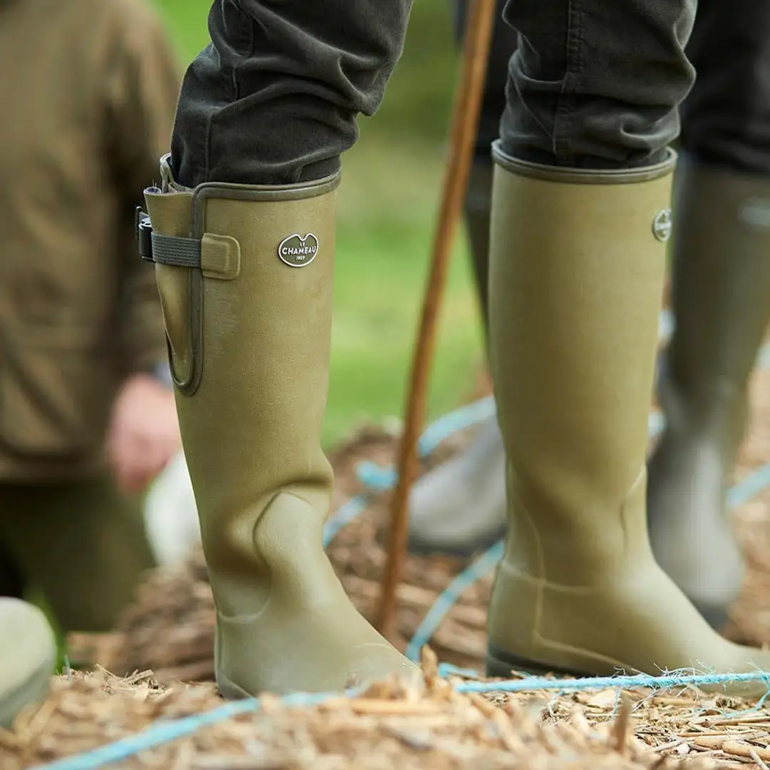 Le Chameau Women's Vierzon Jersey Lined Wellington Boots - Image 2