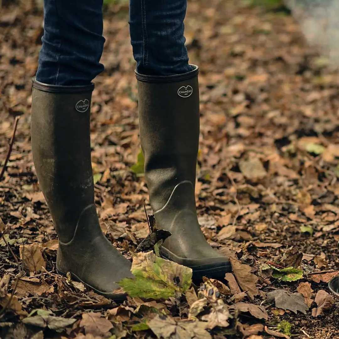 Le Chameau Women's Giverny Jersey Lined Wellington Boots - Image 2