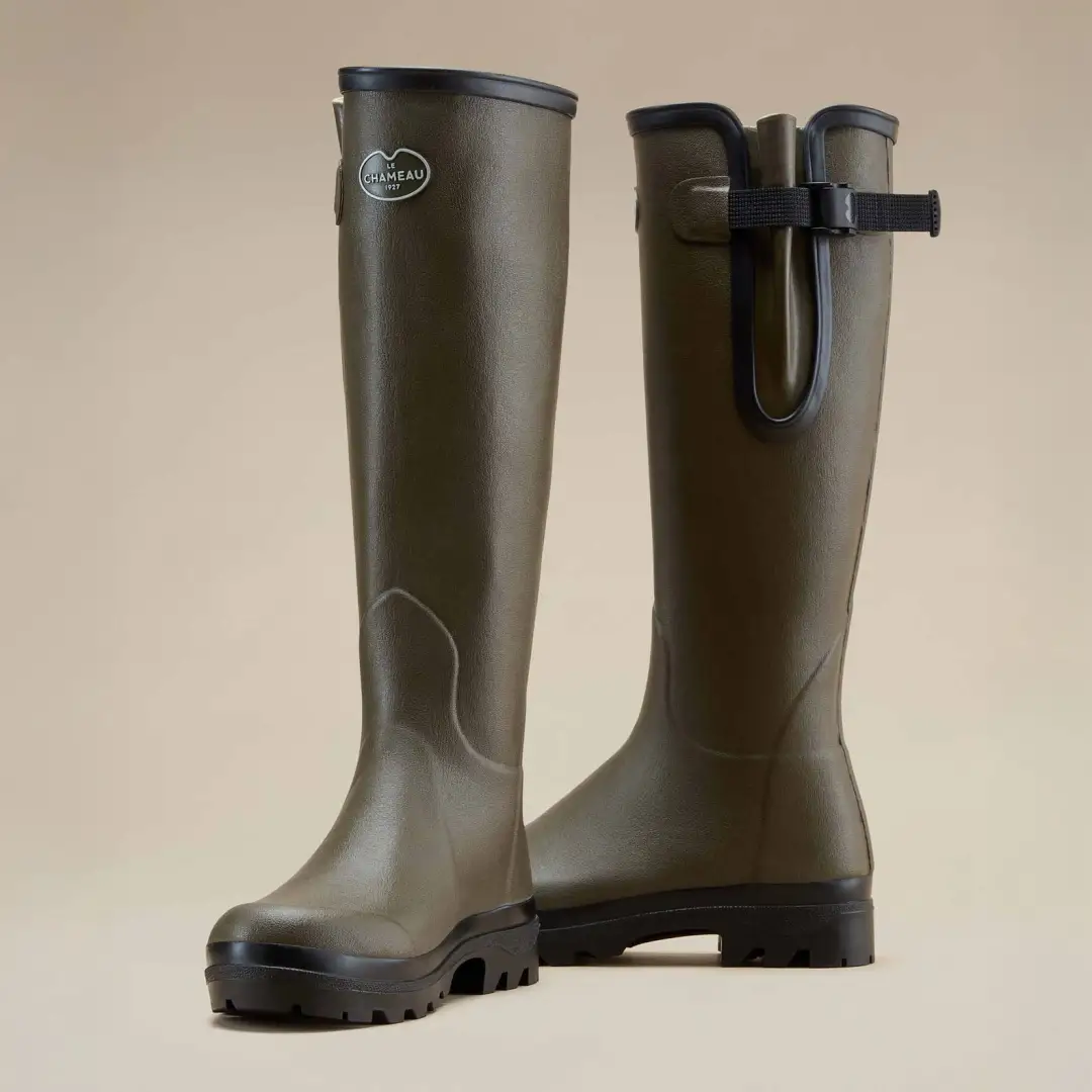 Le Chameau Women's Vierzon Jersey Lined Wellington Boots - Image 3