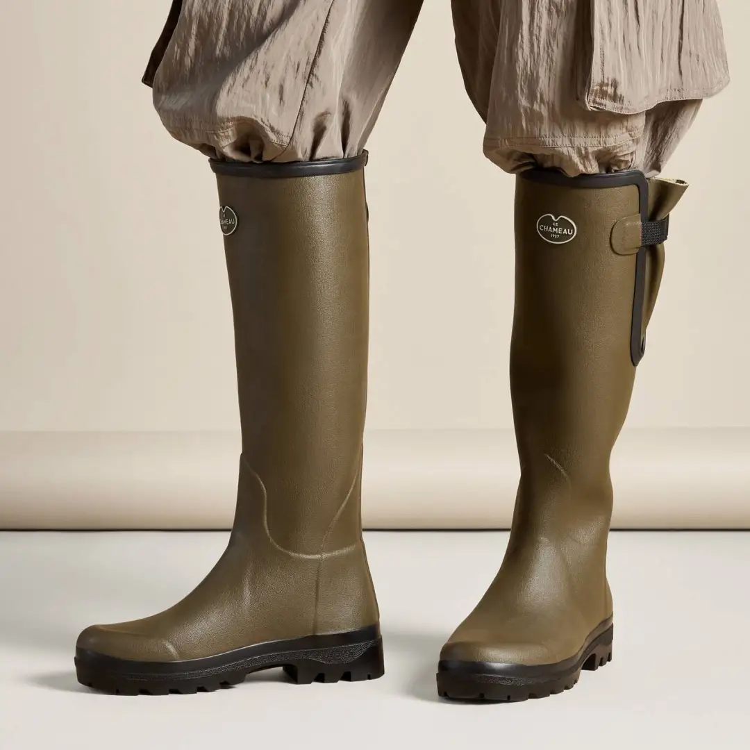 Le Chameau Women's Vierzon Jersey Lined Wellington Boots - Image 4