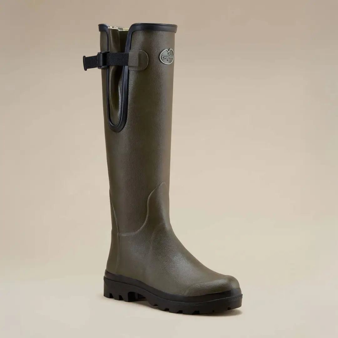 Le Chameau Women's Vierzon Jersey Lined Wellington Boots - Image 5