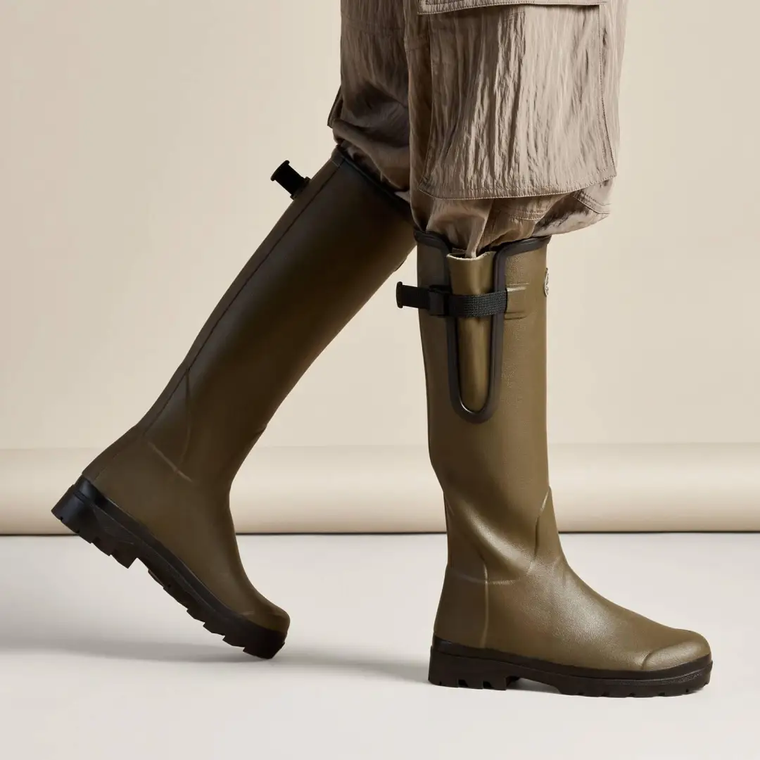 Le Chameau Women's Vierzon Jersey Lined Wellington Boots - Image 6