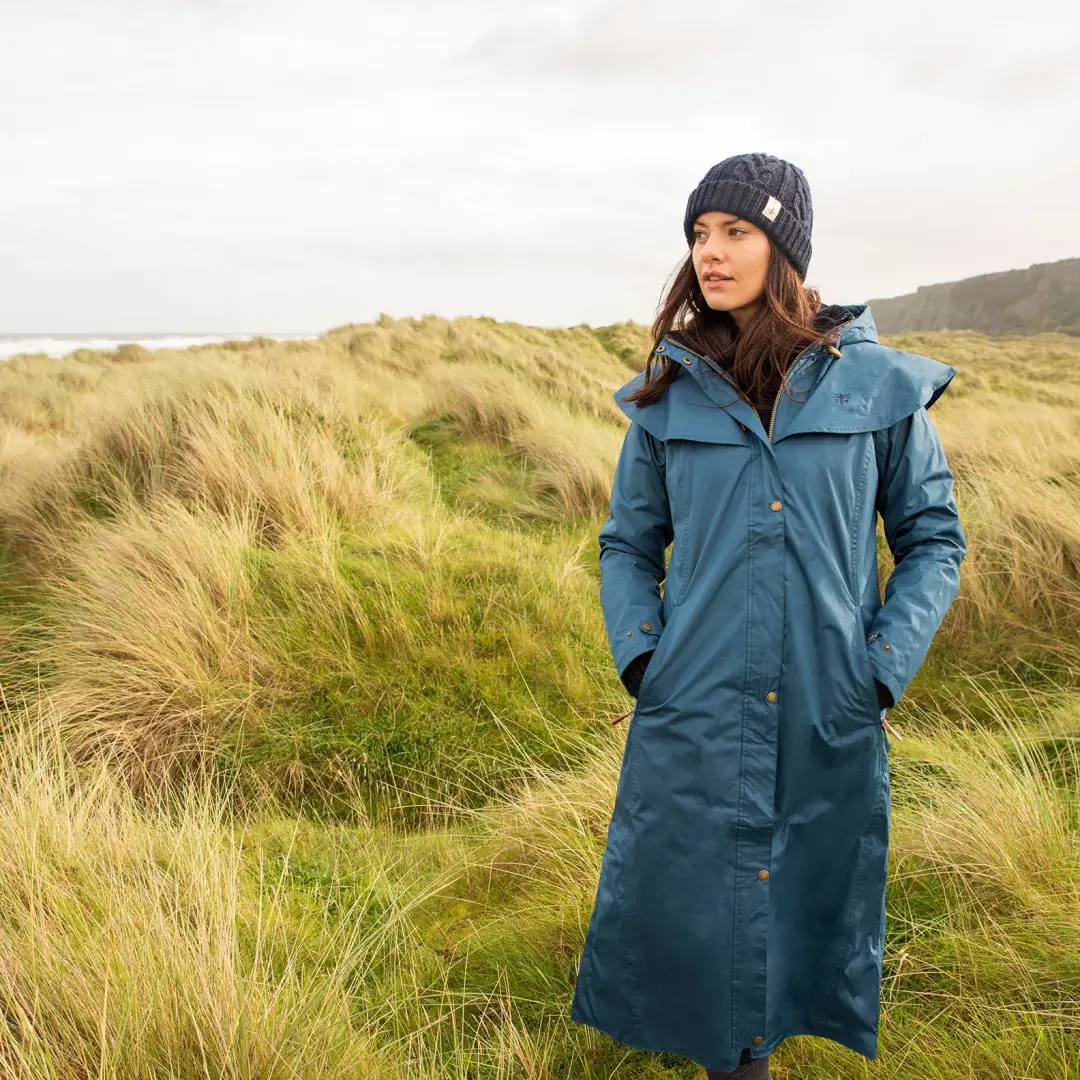 Lighthouse Outback Full Length Ladies Waterproof Raincoat - Image 7