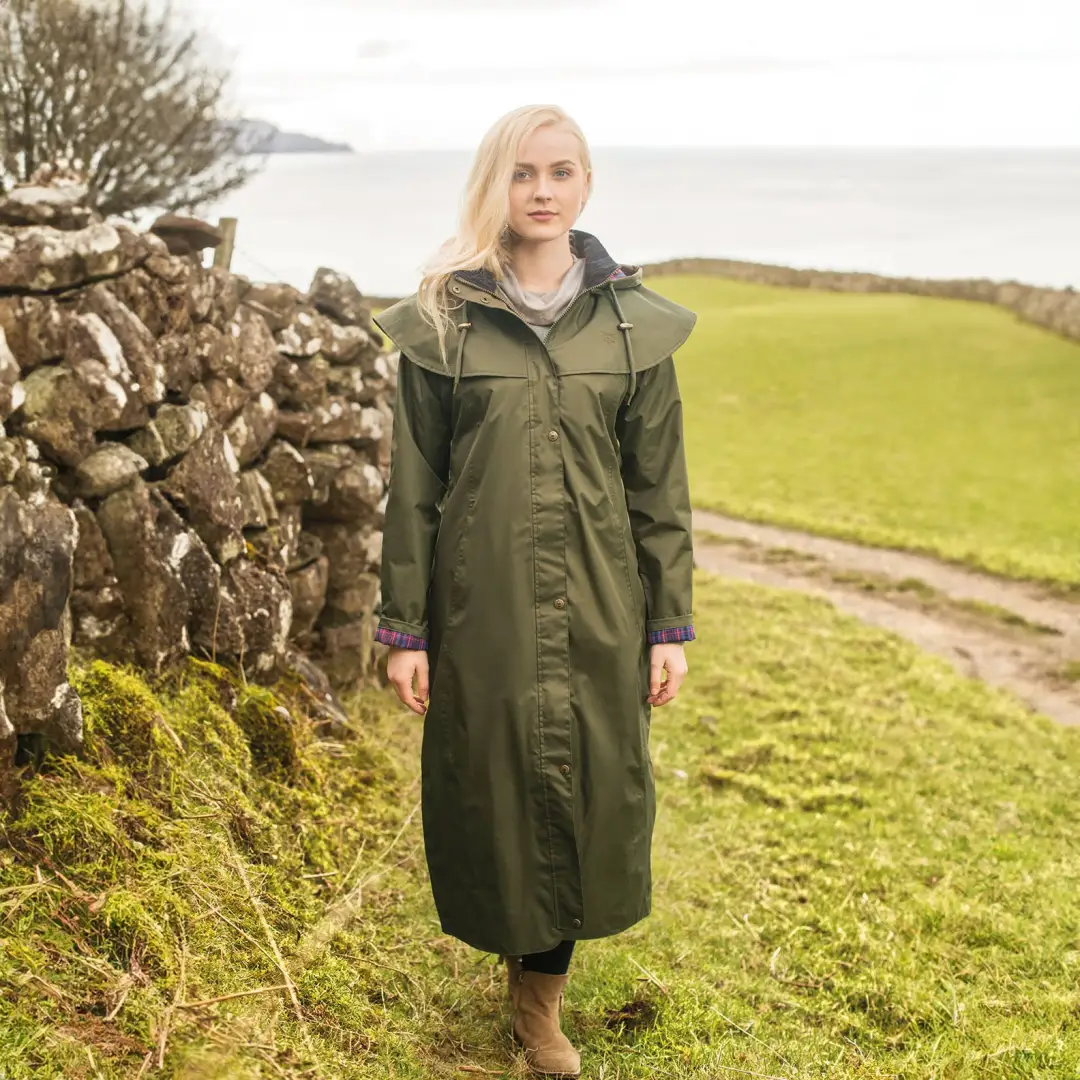Lighthouse Outback Full Length Ladies Waterproof Raincoat - Image 2