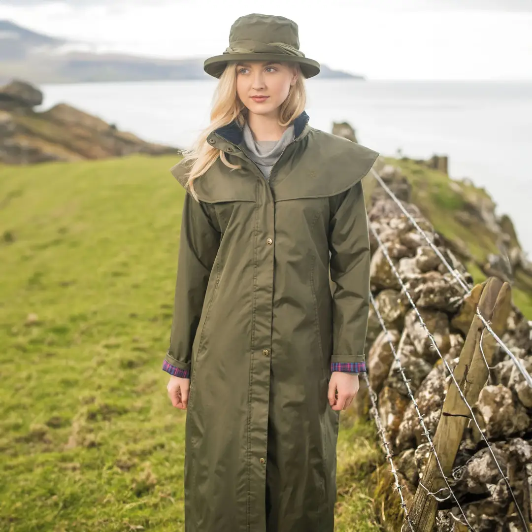 Lighthouse Outback Full Length Ladies Waterproof Raincoat - Image 5
