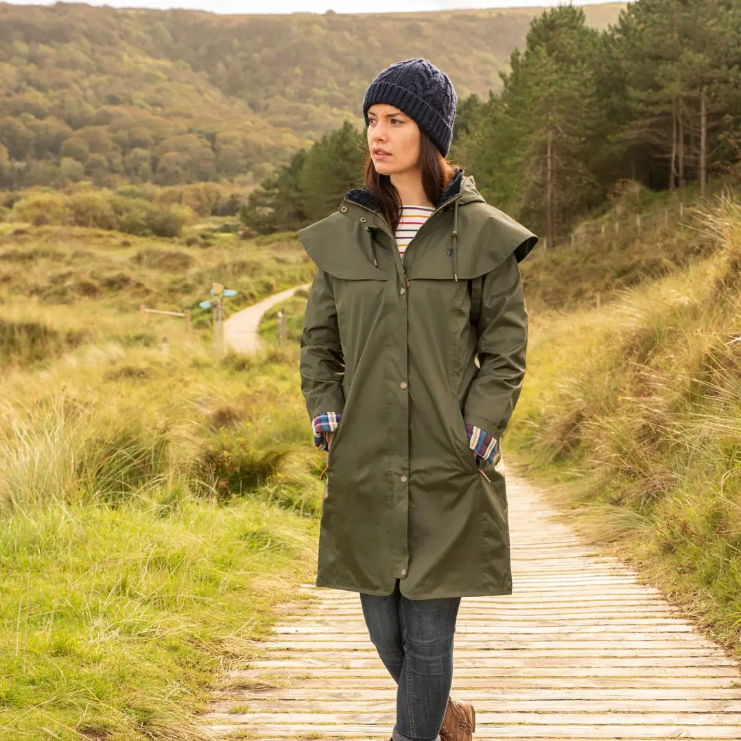 Lighthouse Outrider 3/4 Length Ladies Waterproof Raincoat - Image 2