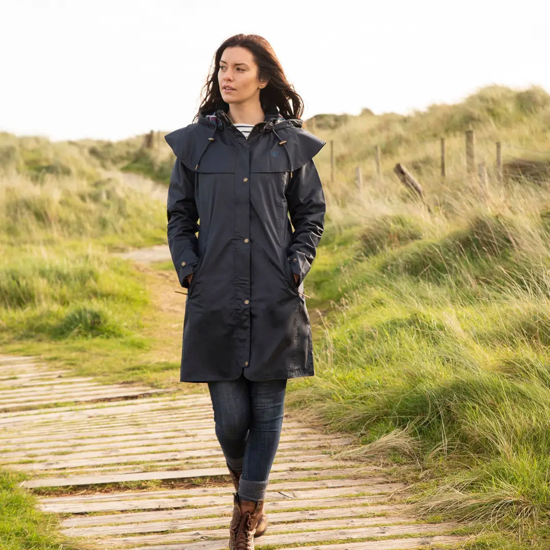 Lighthouse Outrider 3/4 Length Ladies Waterproof Raincoat - Image 2