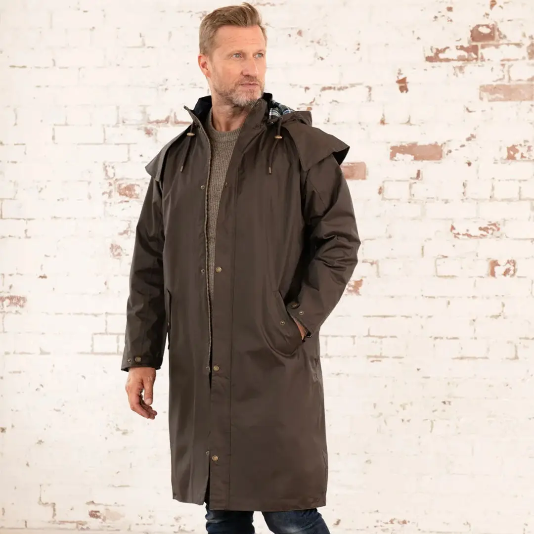 Lighthouse Stockman Full Length Waterproof Rain Coat - Image 6