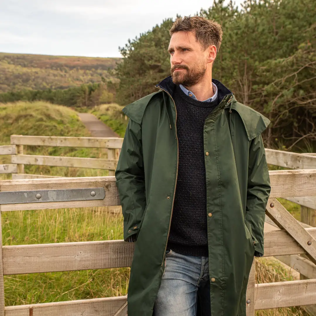 Lighthouse Stockman Full Length Waterproof Rain Coat - Image 5