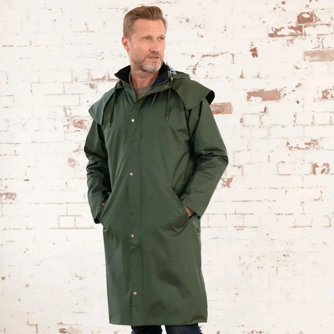 Lighthouse Stockman Full Length Waterproof Rain Coat - Image 9