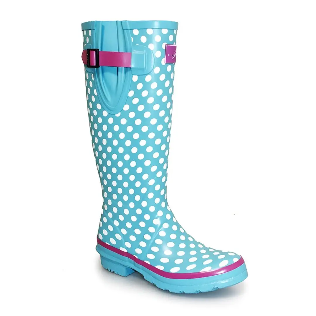Lunar Polka Dot Wellingtons