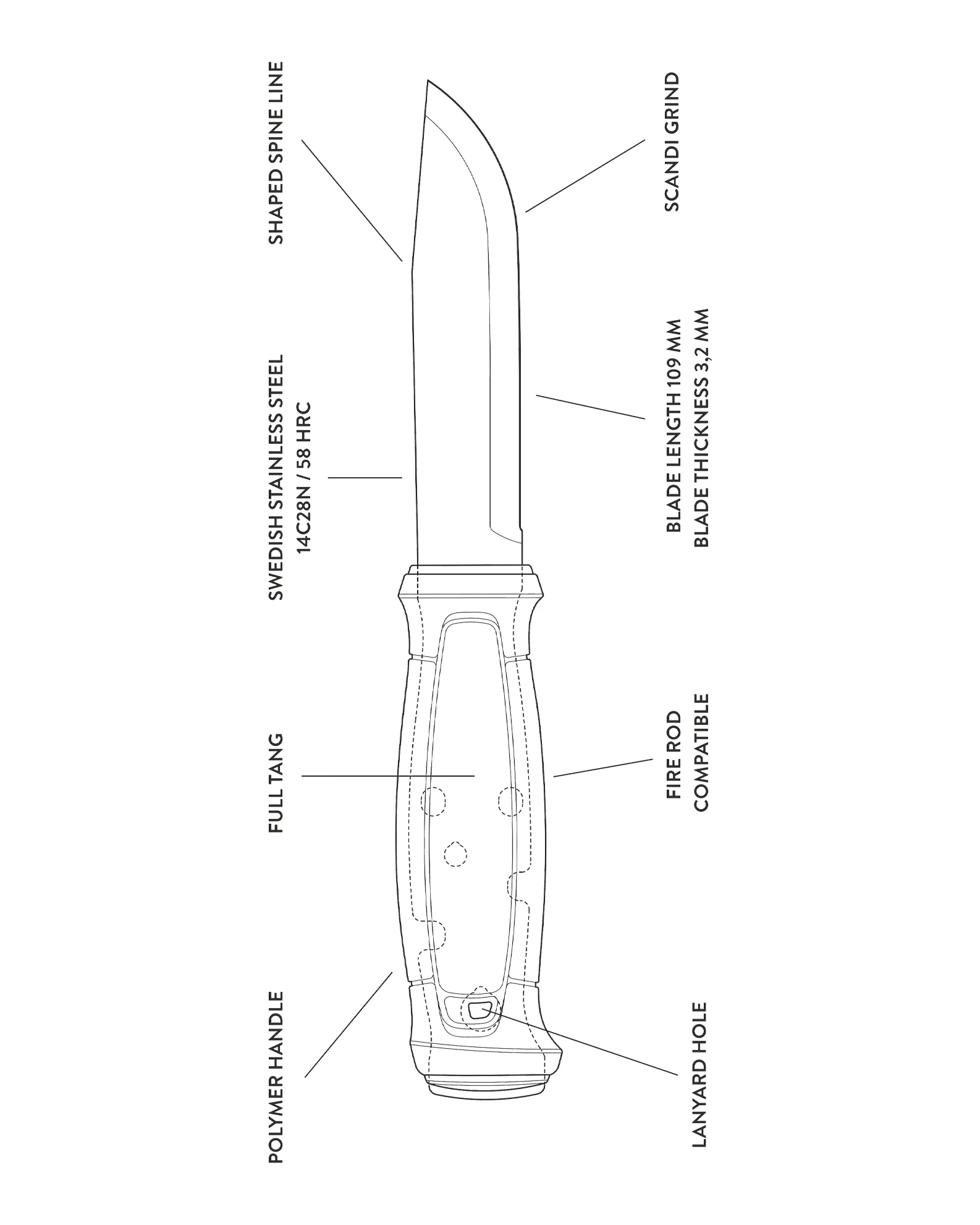 Mora Garberg (S) With Leather Sheath - Image 6