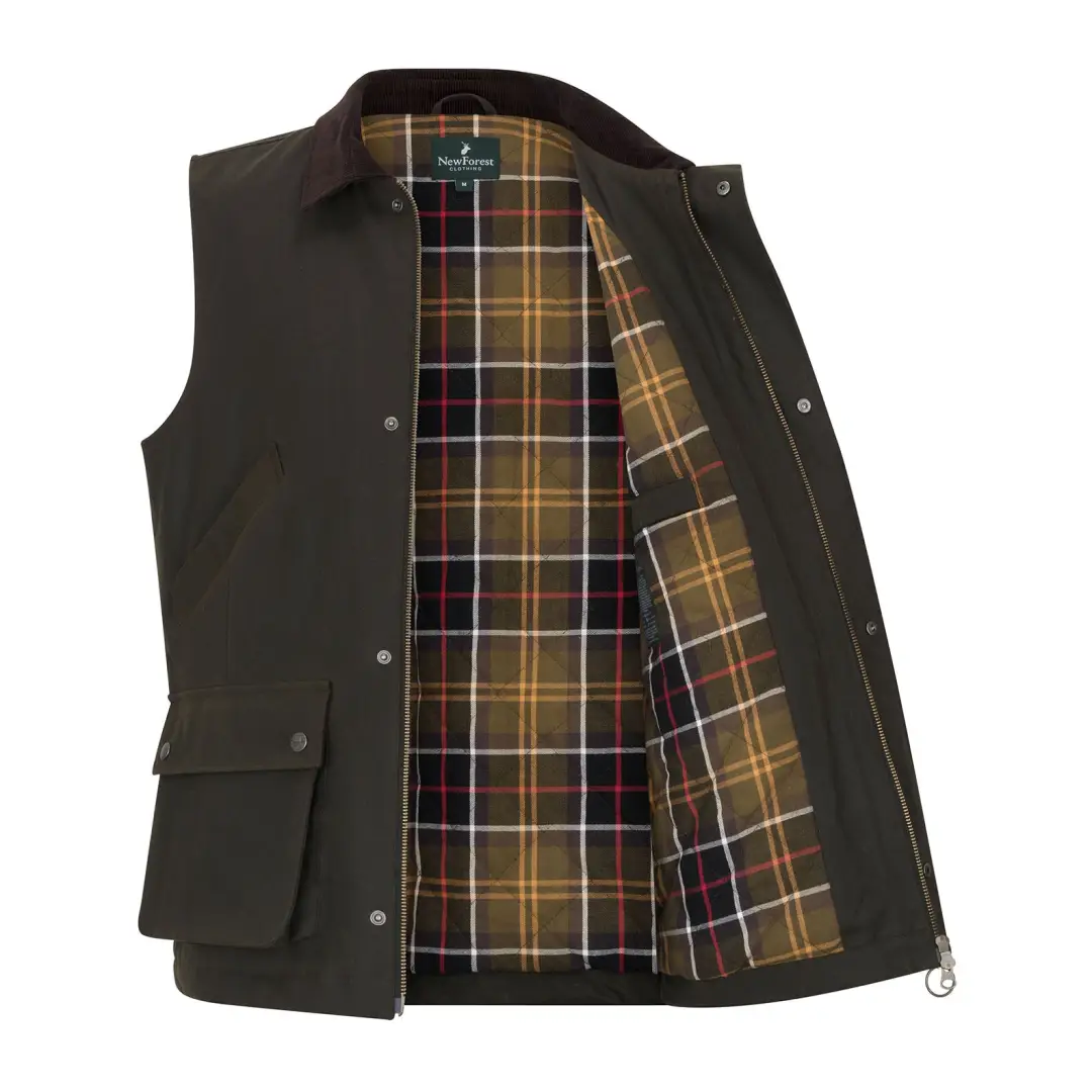 New Forest Bushman Wax Gilet - Image 2