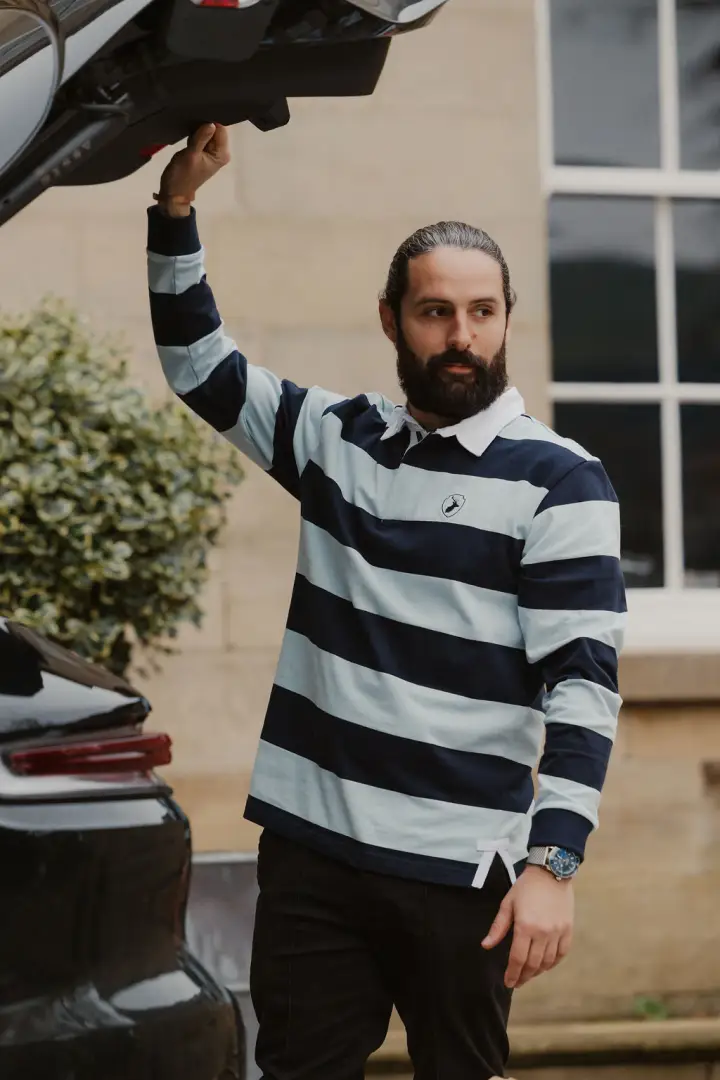 New Forest Classic Striped Rugby Shirt - Image 2