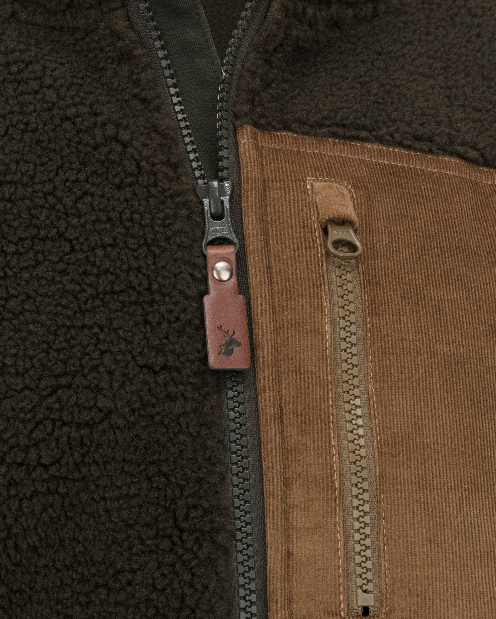 New Forest Fox Fibre Pile Full Zip Fleece - Image 3