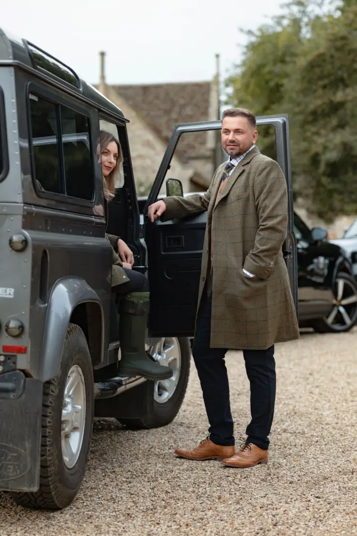 New Forest Goodwood Tweed Long Coat - Image 3
