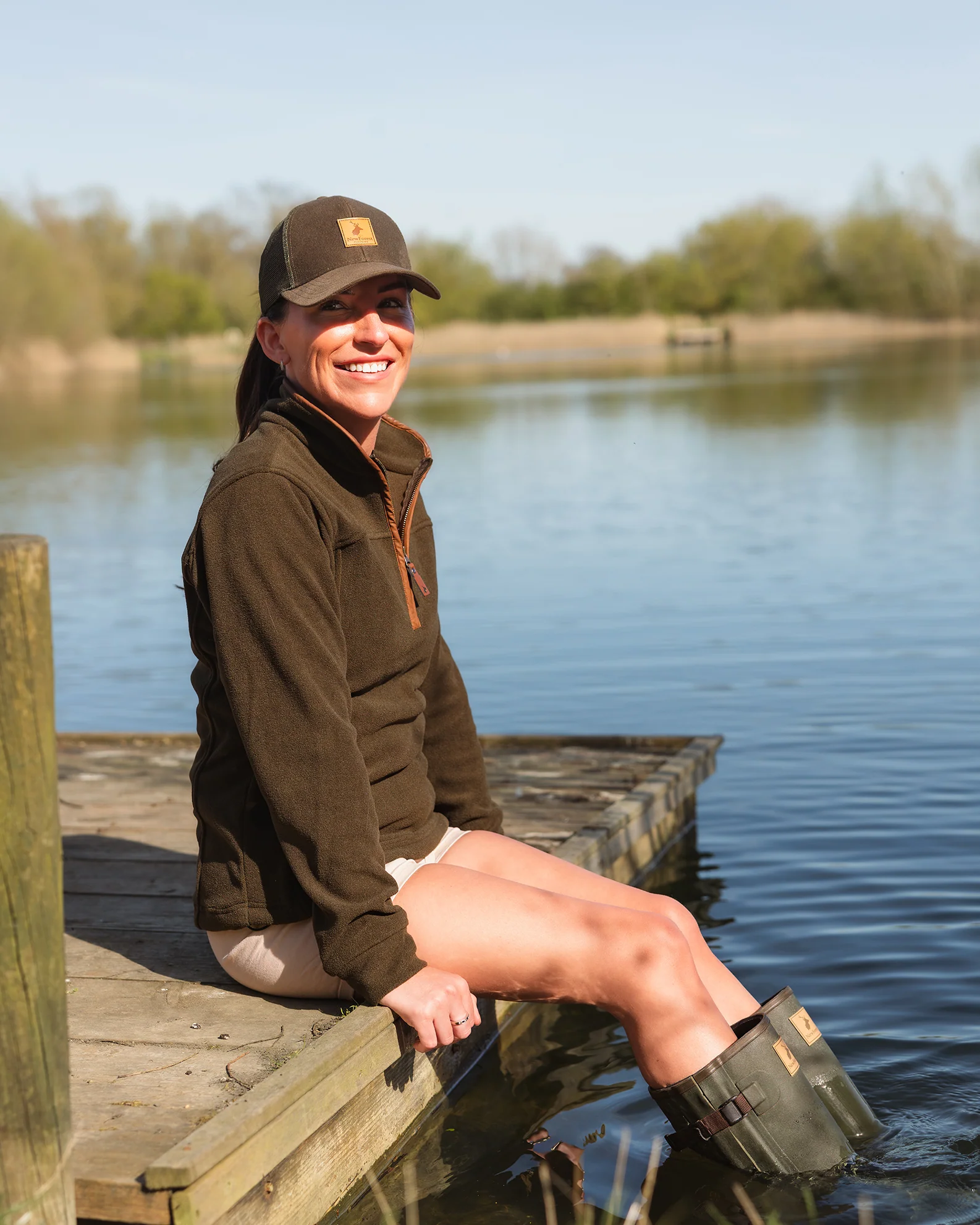 New Forest Ladies Knightwood Quarter Zip Fleece - Image 3