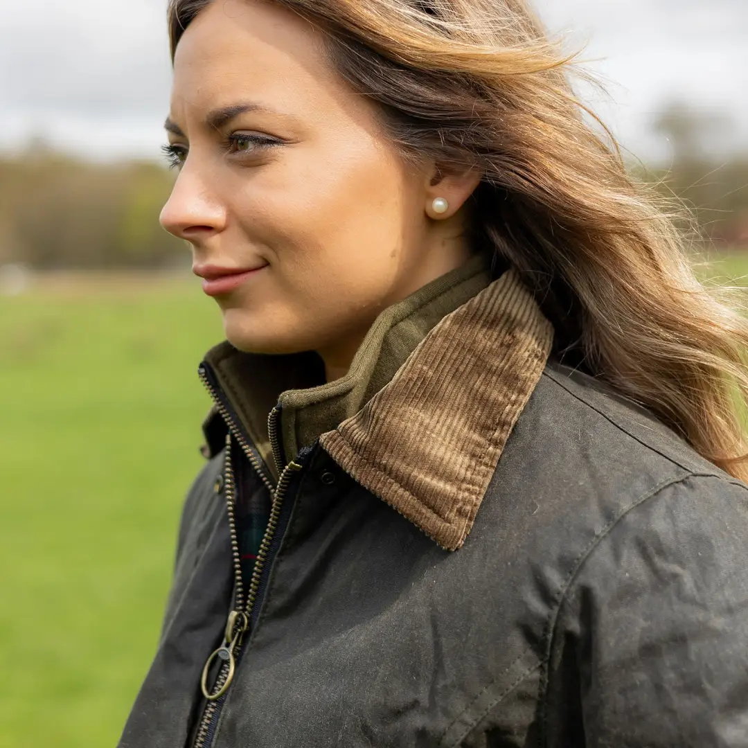 New Forest Ladies Longer Length Wax Jacket - Image 13