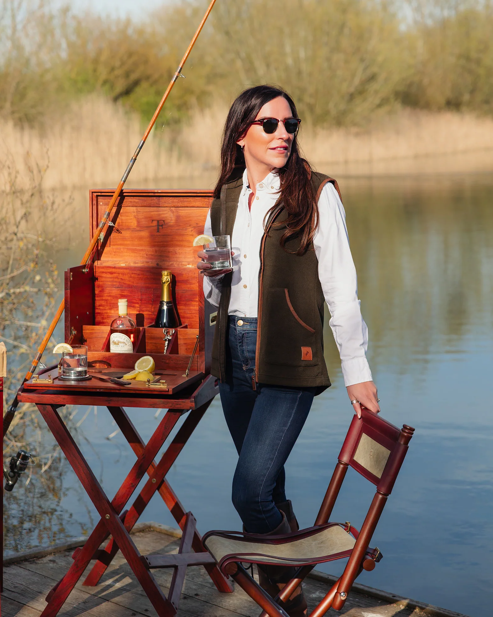 New Forest Ladies Shooters Fleece Gilet - Image 3
