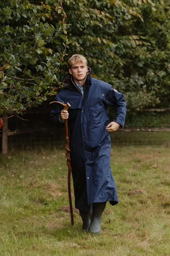 New Forest Ranger Mens Full Length Waterproof Coat - Image 2