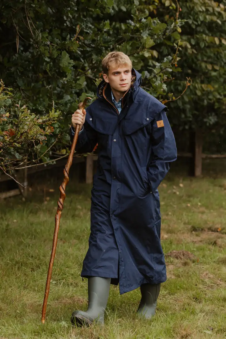 New Forest Ranger Mens Full Length Waterproof Coat - Image 5