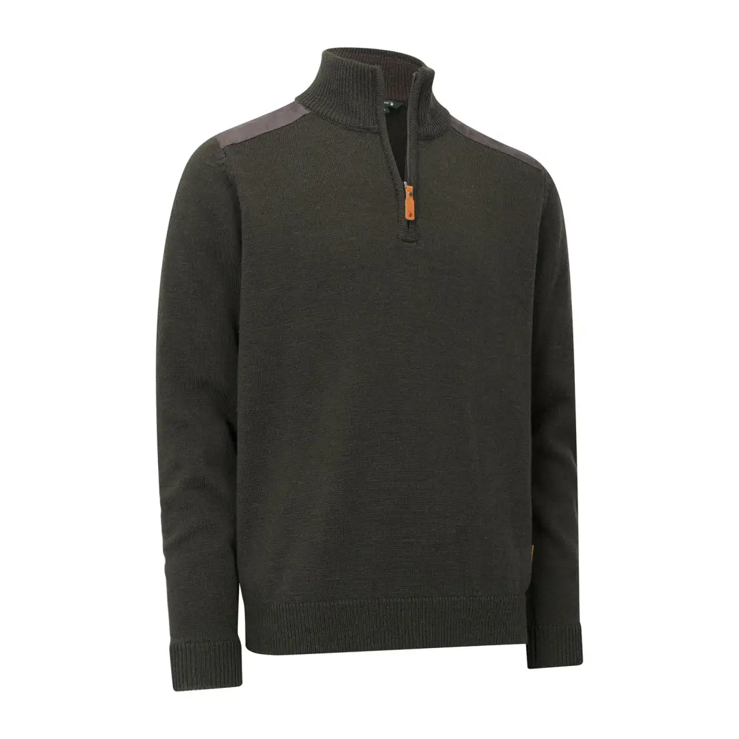 New Forest Raven Zip Neck Jumper