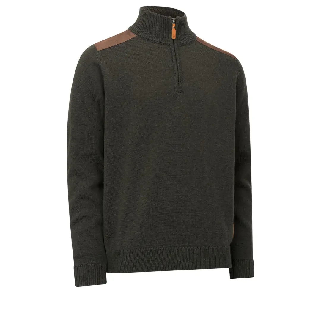 New Forest Raven Zip Neck Jumper - Image 7