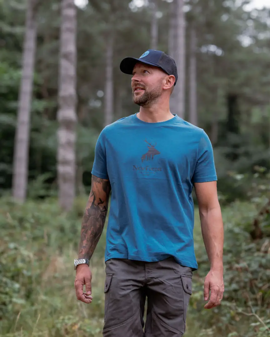 New Forest Stag Logo T-Shirt - Image 2