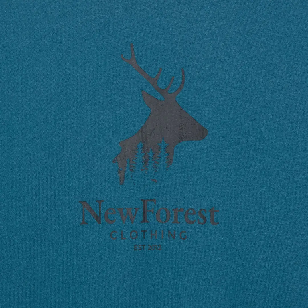 New Forest Stag Logo T-Shirt - Image 3