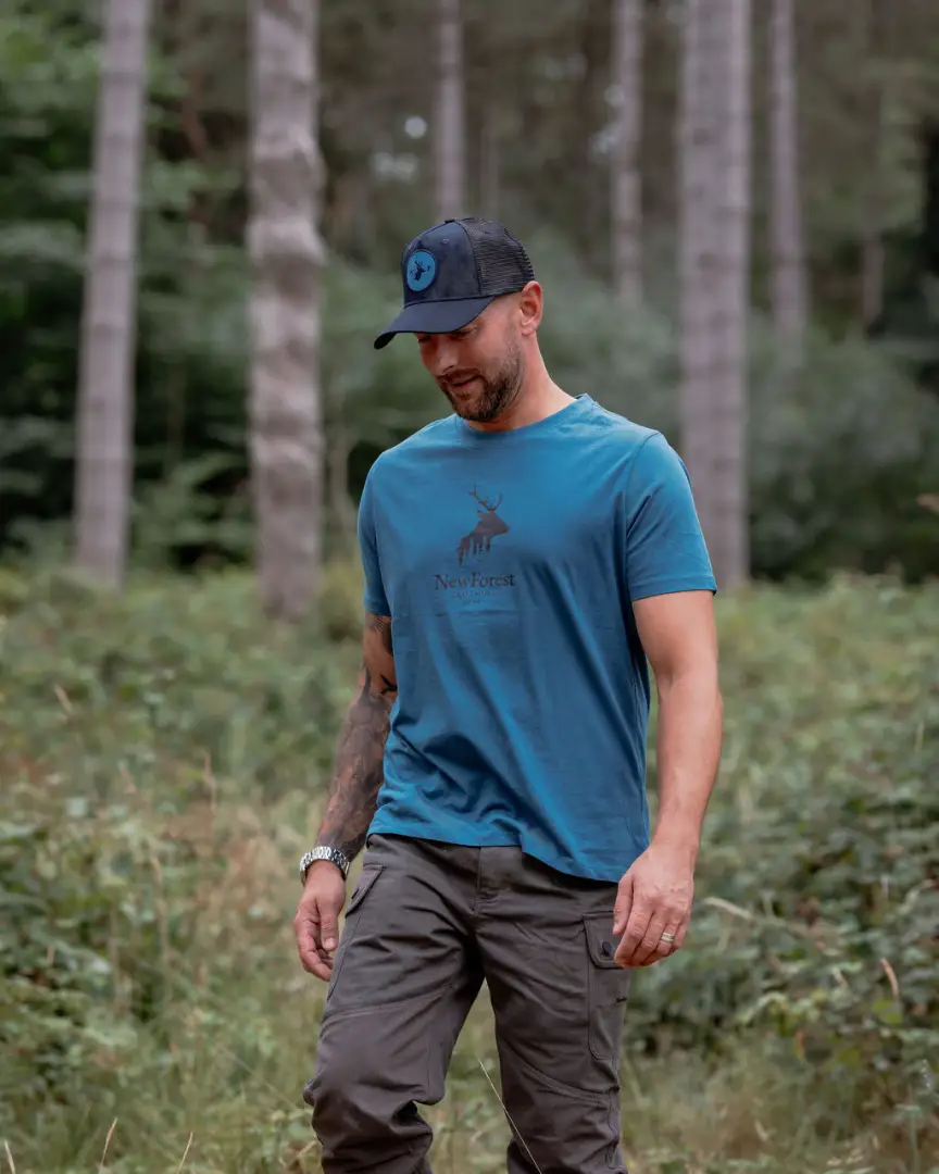 New Forest Stag Logo T-Shirt - Image 6