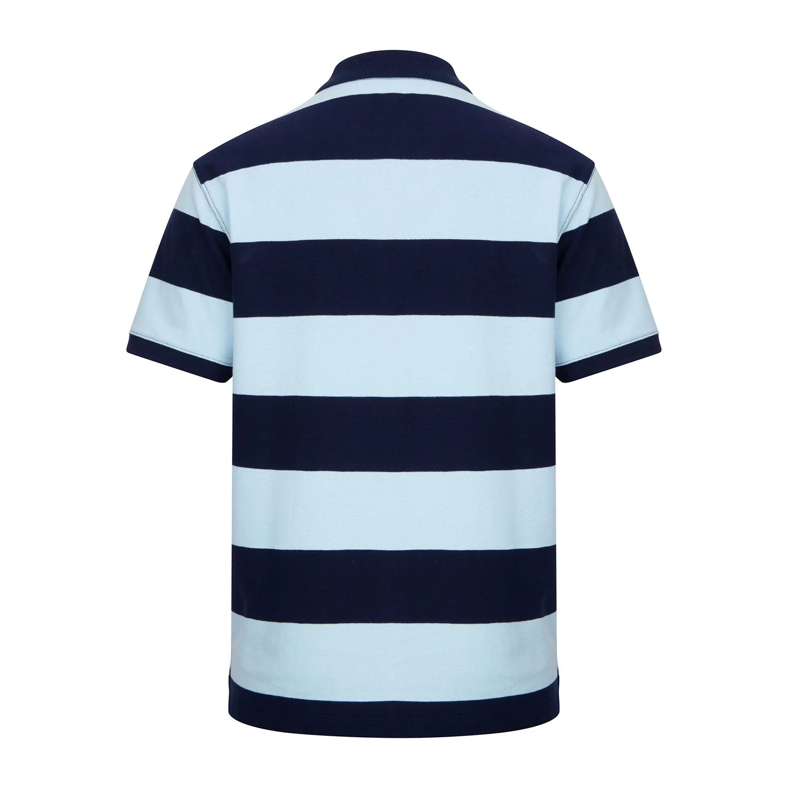 New Forest Striped Pique Polo Shirt - Image 5