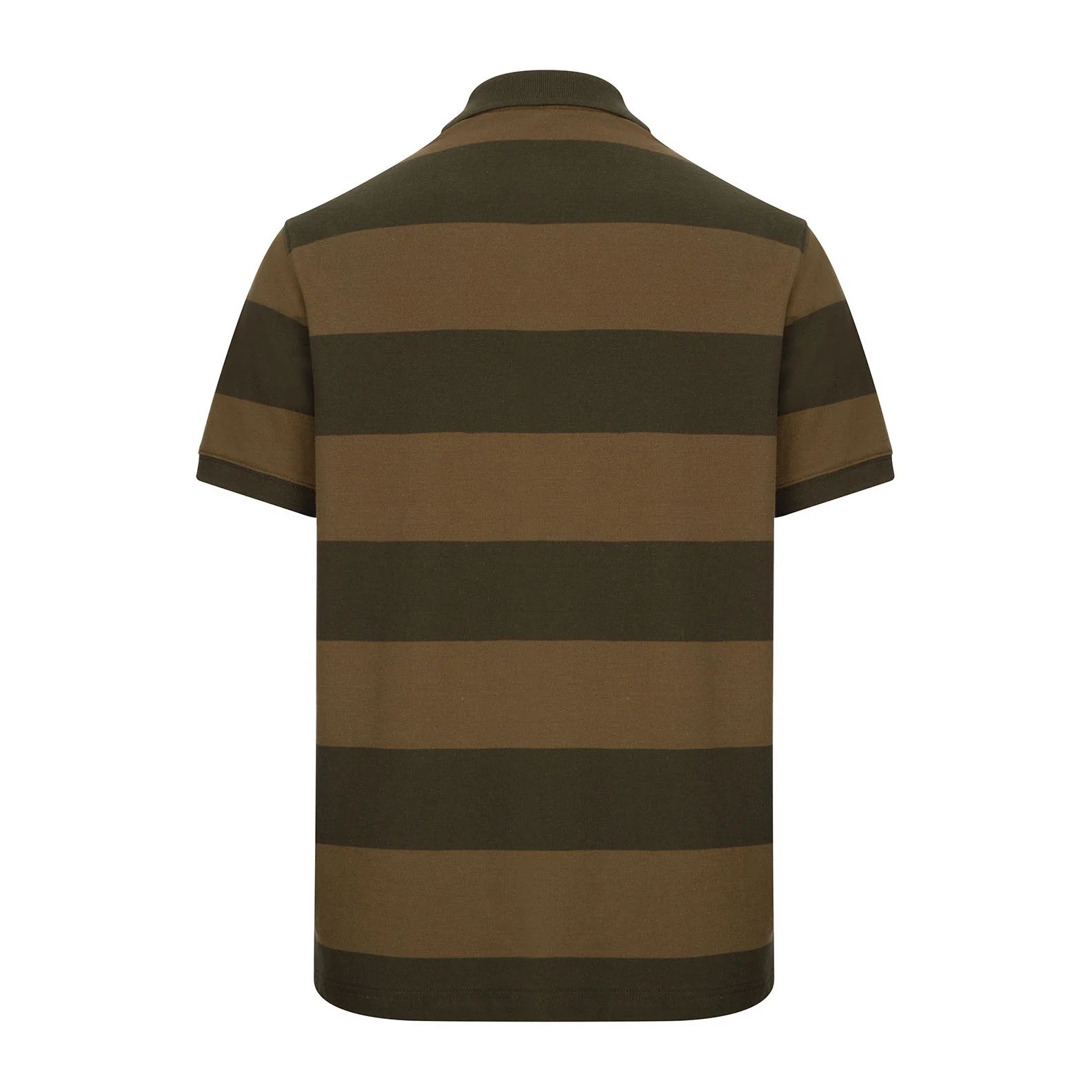 New Forest Striped Pique Polo Shirt - Image 5