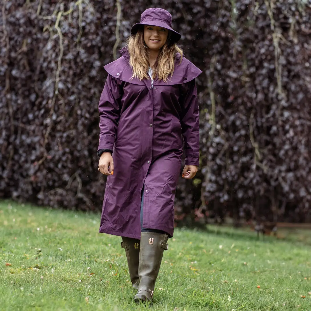 New Forest Victoria Ladies Full Length Waterproof Coat - Image 4