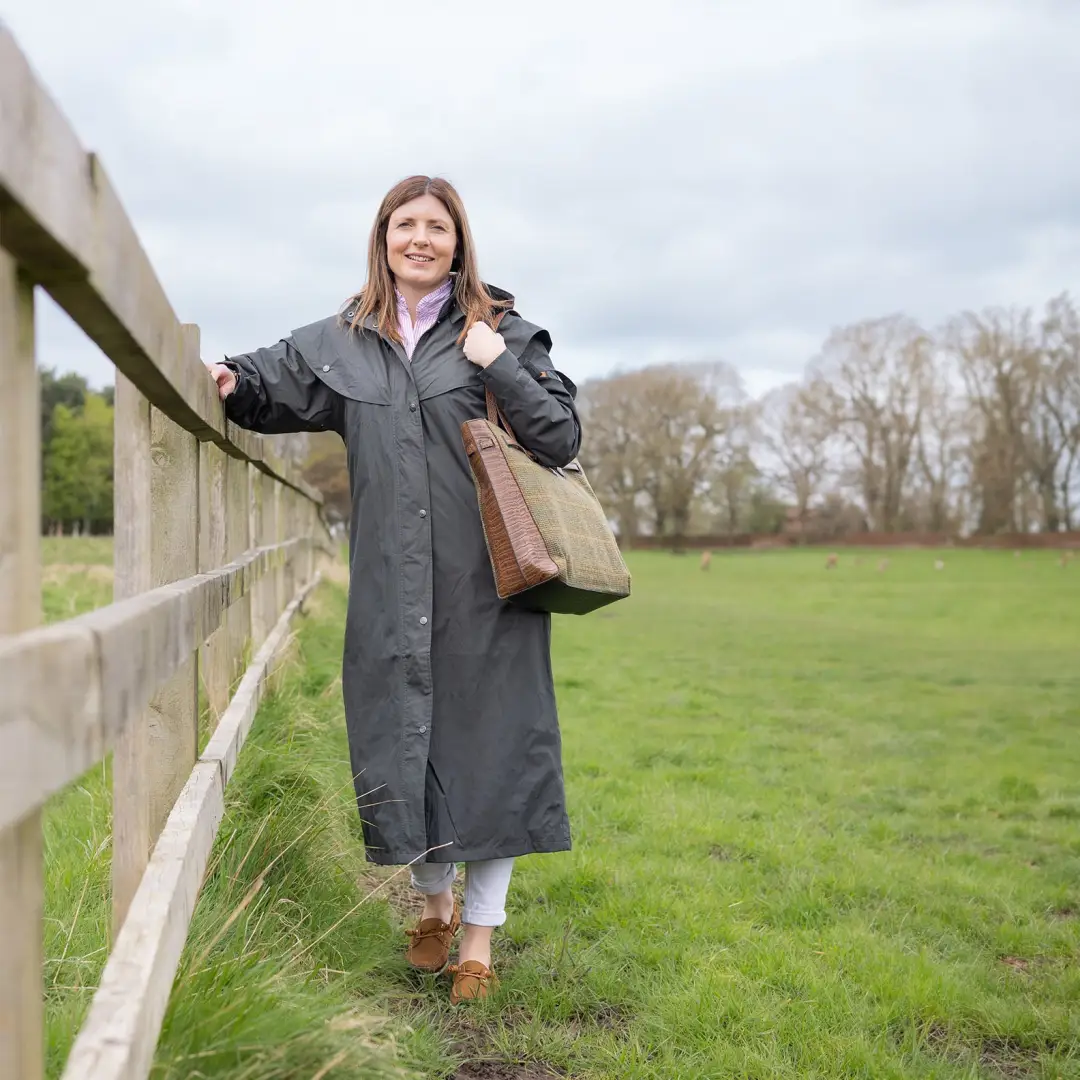 New Forest Victoria Ladies Full Length Waterproof Coat - Image 6