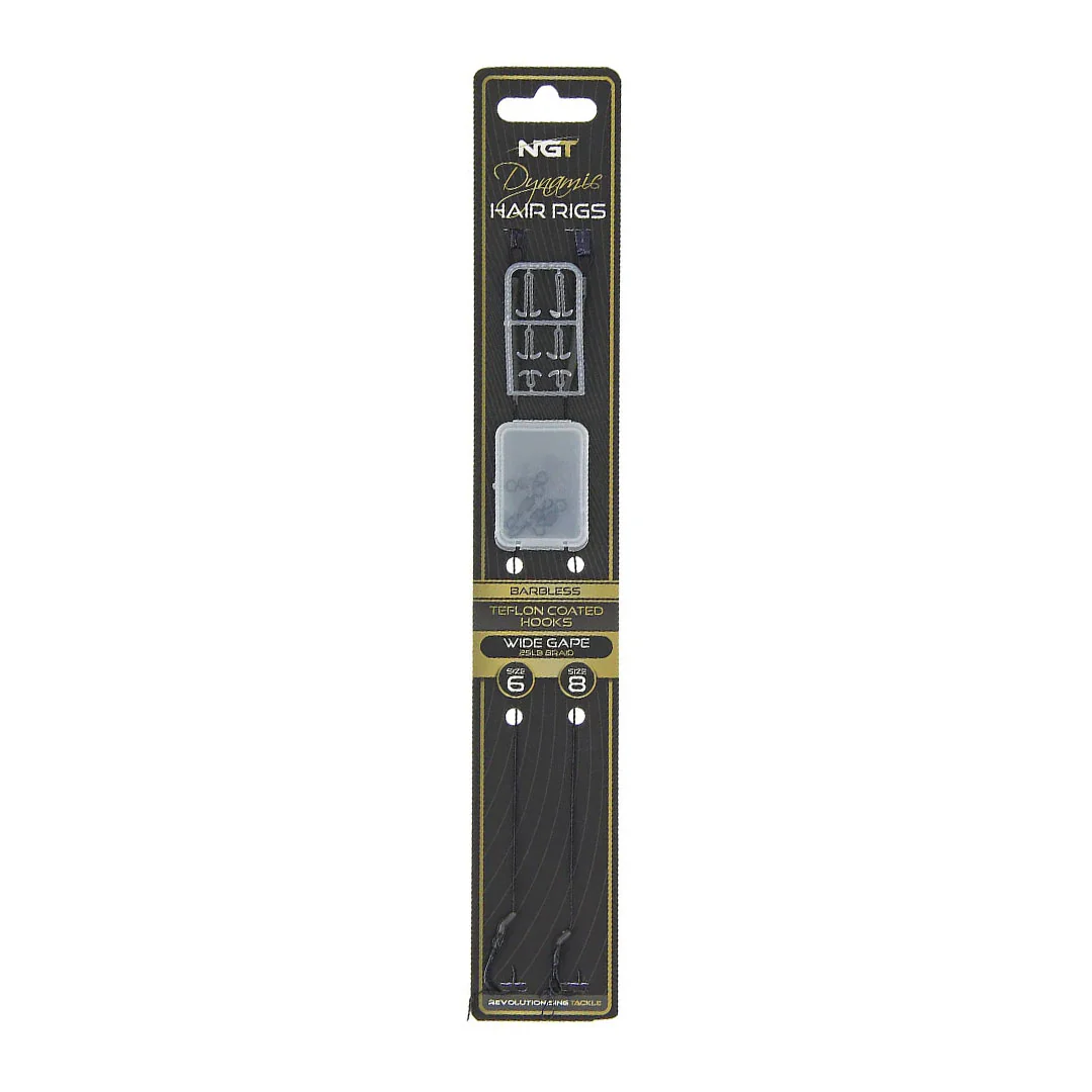 NGT Dynamic Twin Pack Hair Rigs