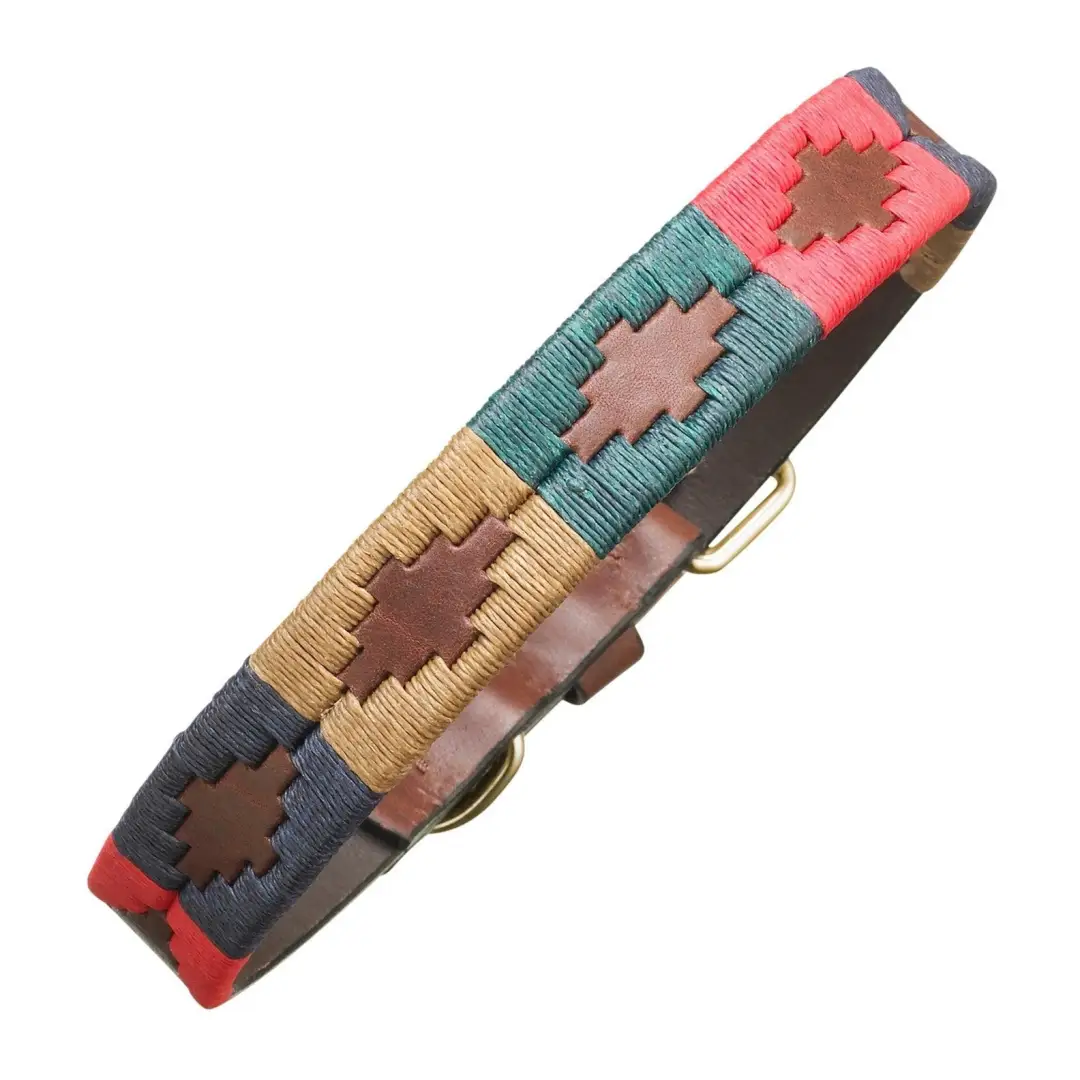 Pampeano Navidad Leather Dog Collar - Image 3