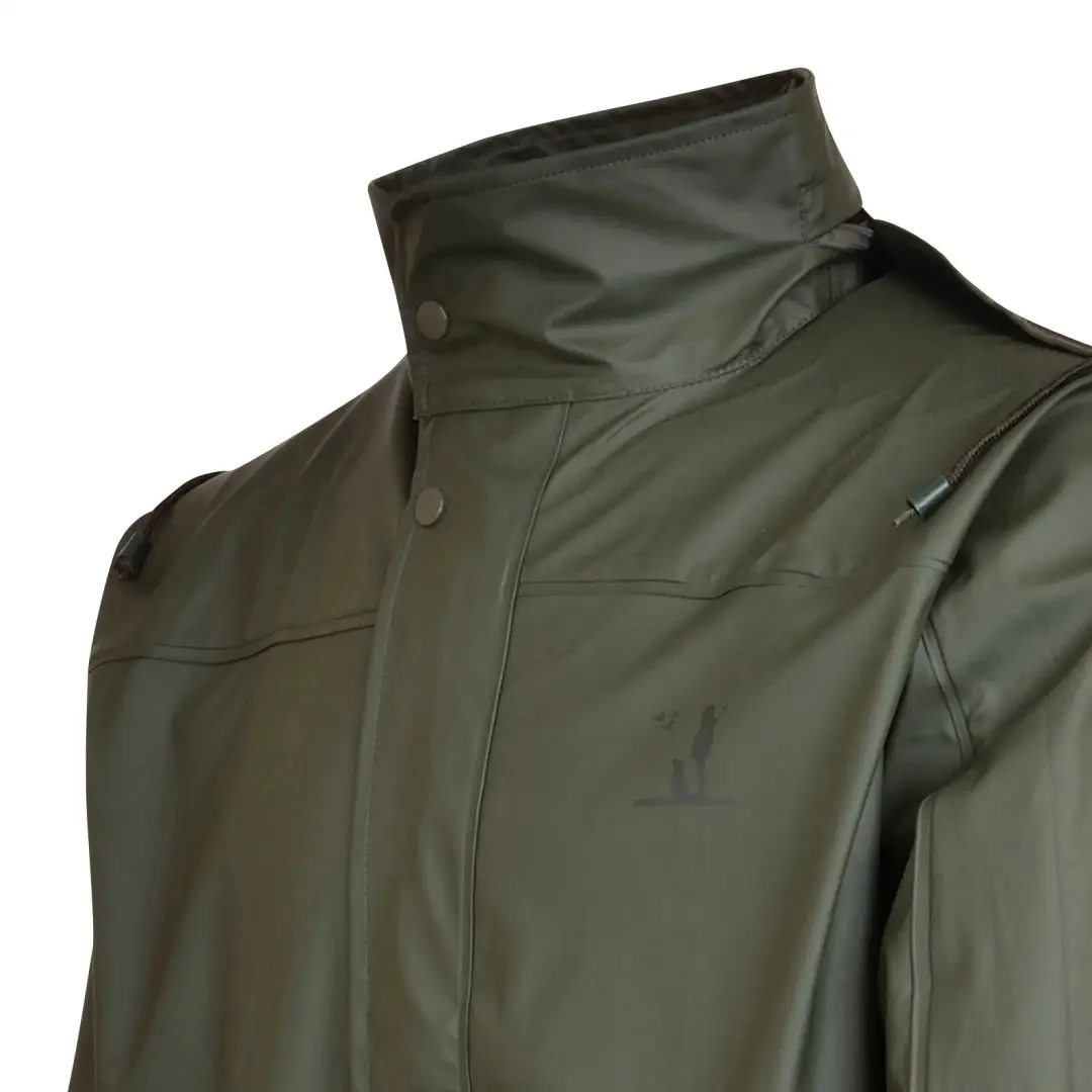 Percussion Long Impersoft Coat With Game Bag - Image 2