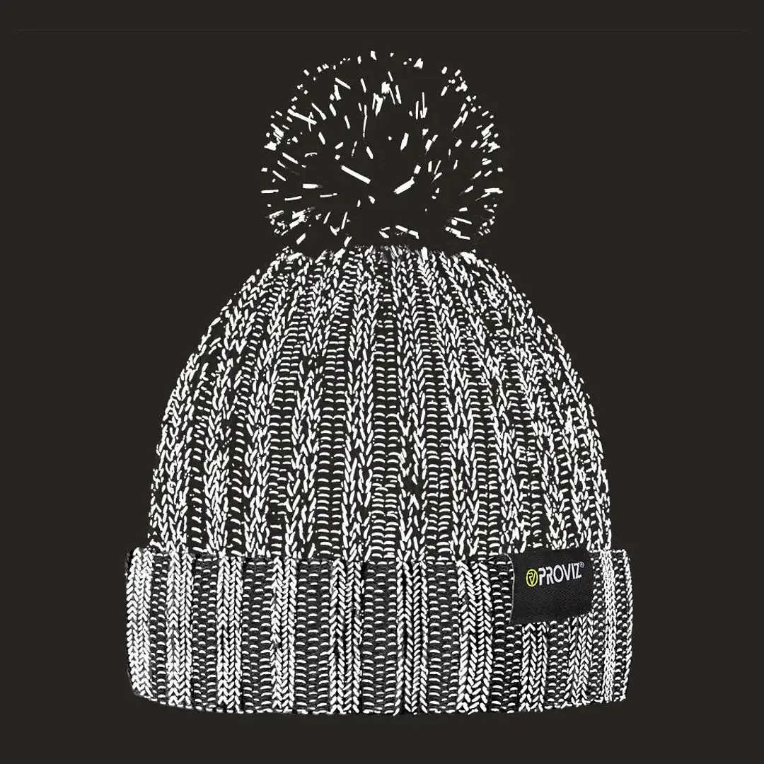 Proviz Reflect360 Explorer Fleece-Lined Bobble Beanie - Image 2