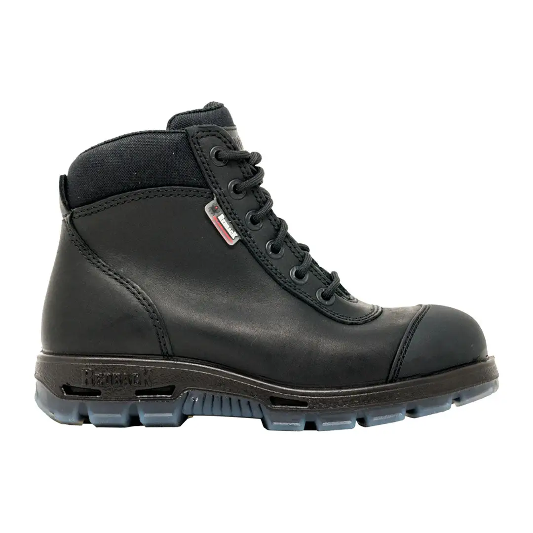 Redback Cobar Lace Zip up Safety Boots Black - Image 3