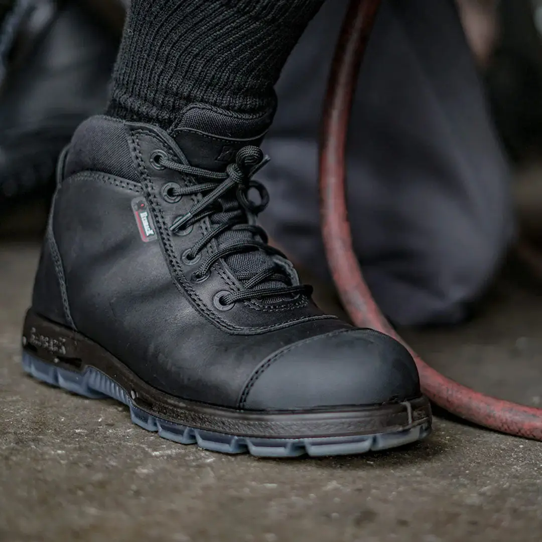 Redback Cobar Lace Zip up Safety Boots Black - Image 5
