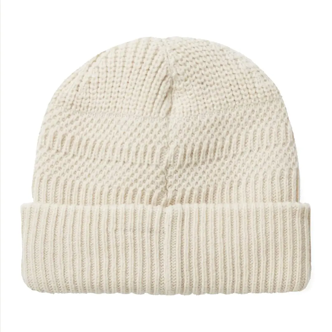 Sealskinz Gressenhall Waterproof Cold Weather Textured Stripe Roll Cuff Beanie - Image 2