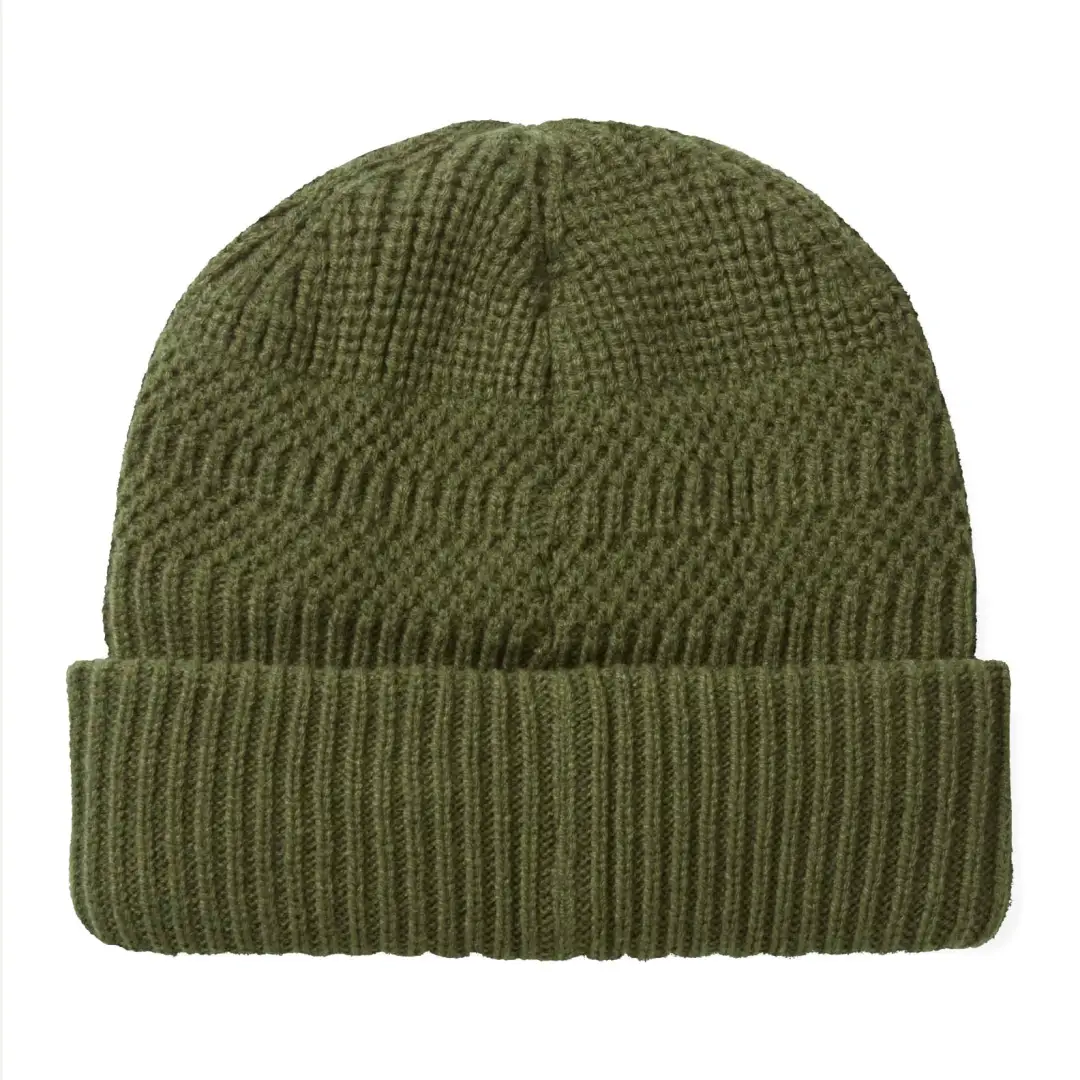 Sealskinz Gressenhall Waterproof Cold Weather Textured Stripe Roll Cuff Beanie - Image 2