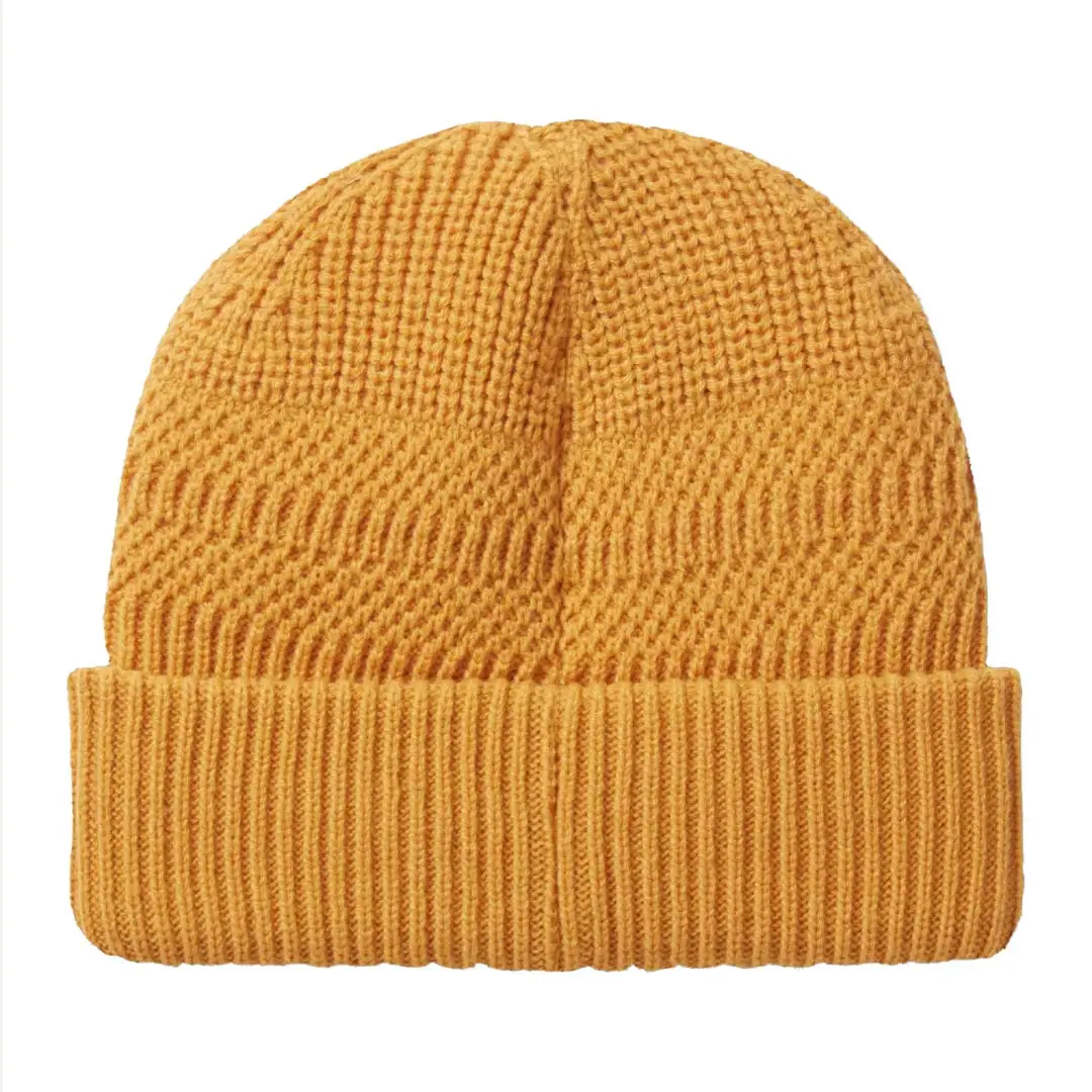 Sealskinz Gressenhall Waterproof Cold Weather Textured Stripe Roll Cuff Beanie - Image 2
